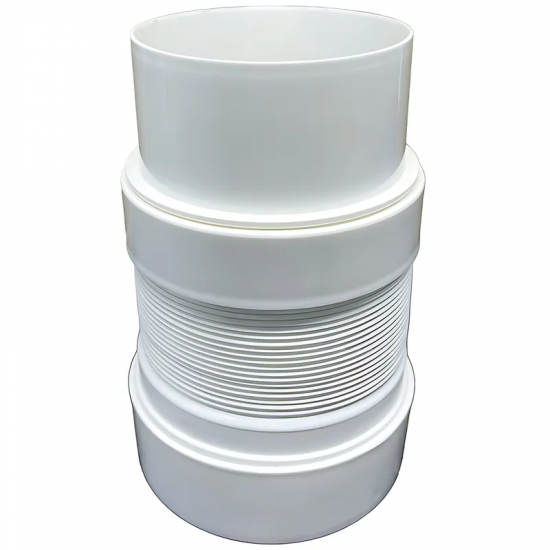 Гофротруба унітазна армована Mixxus GA-01-B 440 мм для пластикової канализації d 110 мм (MI8180)