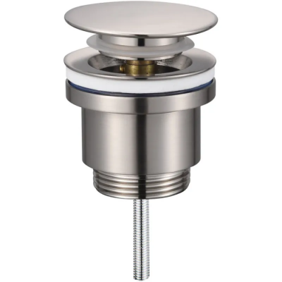 Донний клапан для раковини Koer PW-11-02 1 1/4''  універсальний (з/без перел) СLICK-СLACK SS COLOR