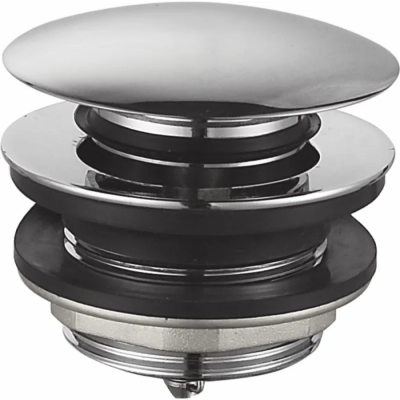 Донний клапан для ванни Zerix BV-08 1 1/2'' автоматичний СLICK-СLACK (Колір хром) (ZX6025)