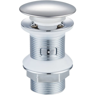 Донний клапан для раковини Zerix BV-02 1 1/4''  без переливу автоматичний СLICK-СLACK (Колір хром)