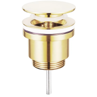 Донный клапан для раковины Koer PW-11-12 1 1/4'' универсальный (з/без перел) CLICK-СLACK (Цвет зо