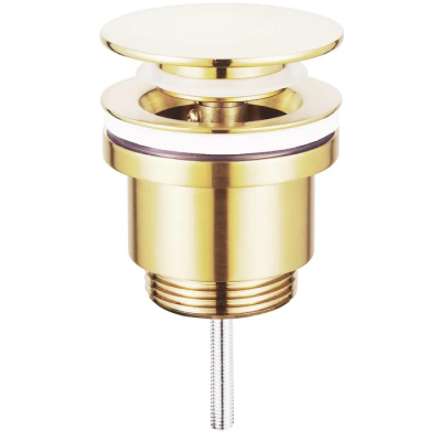 Донний клапан для раковини Koer PW-11-12 1 1/4''  універсальний (з/без перел) СLICK-СLACK (Колір зо