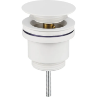 Донный клапан для раковины Koer PW-11-03 1 1/4'' универсальный (с/без перел) CLICK-SLACK (Цвет бежевый)