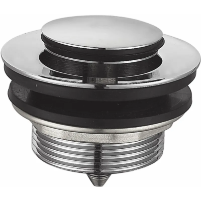 Донний клапан для ванни Zerix BV-07 1 1/2'' автоматичний СLICK-СLACK (Колір хром) (ZX6024)