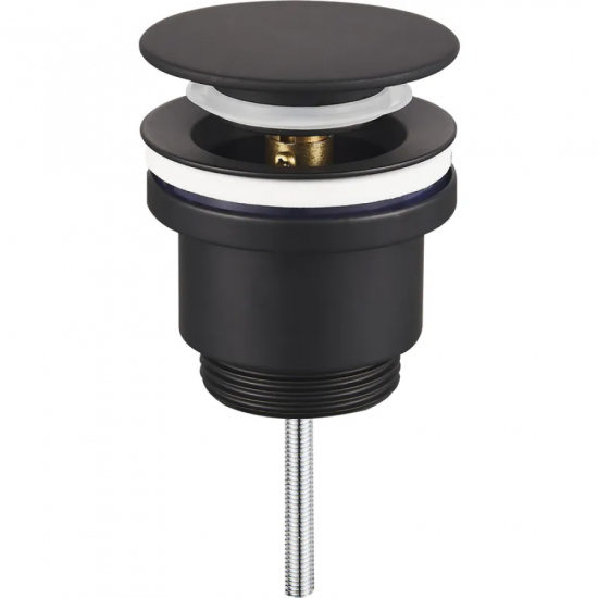 Донний клапан для раковини Koer PW-11-05 1 1/4''  універсальний (з/без перел) СLICK-СLACK (Колір чо