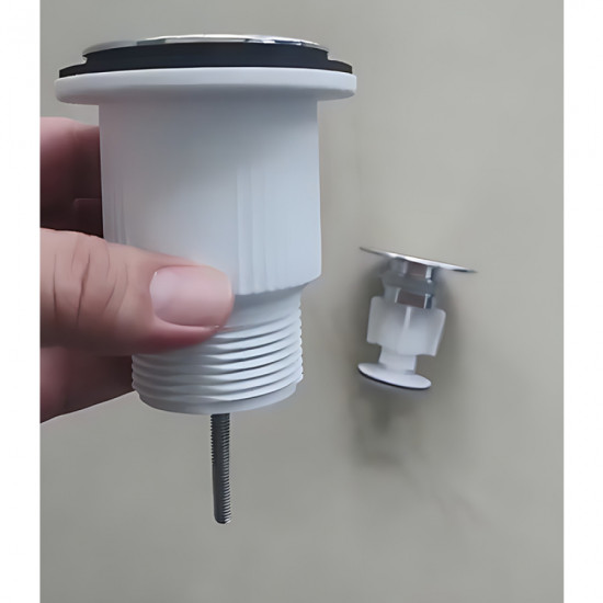 Донний клапан для раковини Mixxus POP-UP-10 1 1/4'' універсальний (з/без перел) СLICK-СLACK (Кол.хр