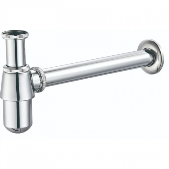 Сифон для раковини Champion Siphon-01 1 1/4'' без випуску (під донний клапан) без ревізії (AC3572)