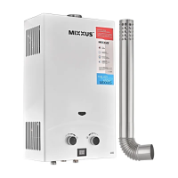 Газовая колонка Mixxus GWH-0710 BASIC TURBO WHITE турбо 10 л/мин (WH0028)