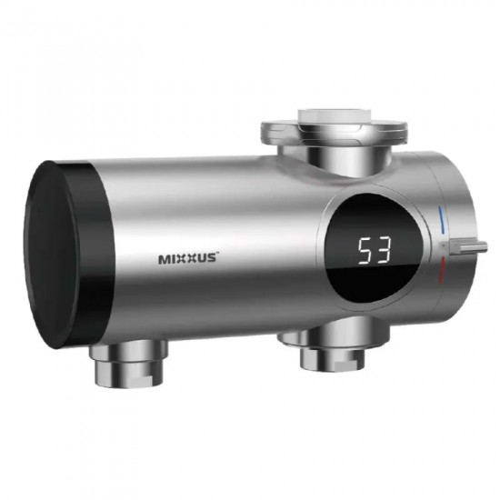 Водонагрівач проточний MIXXUS Electra 770-E CHROME 3,3 kW з кріпленням на вилив (MI6511)