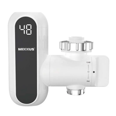 Водонагрівач проточний MIXXUS Electra 650-E 3,3 kW з кріпленням на вилив (MI6508)