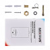 Газовая колонка MIXXUS GWH-0310 BASIC GLASS дымоходная 10 л/мин (панель из стекла с рисунком) (WH0024)