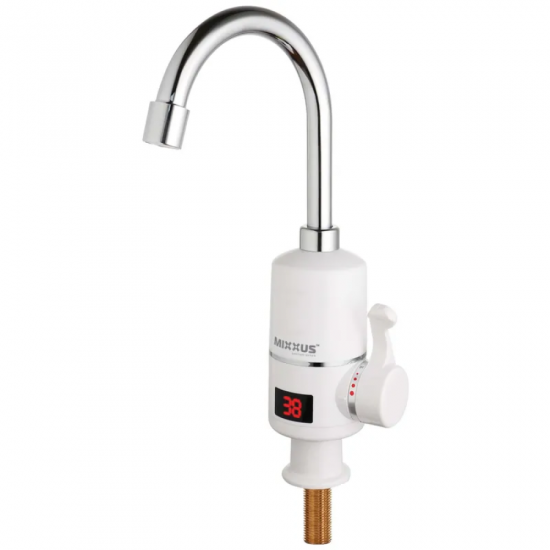 Водонагрівач Mixxus Electra 110-E 3 kW проточний, з індикатором темп., Reset, на мийку (MI8233)