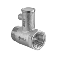 Клапан предохранительный для бойлера Nolf NF.3012 - 1/2" 6BAR никелированный (NF3249)