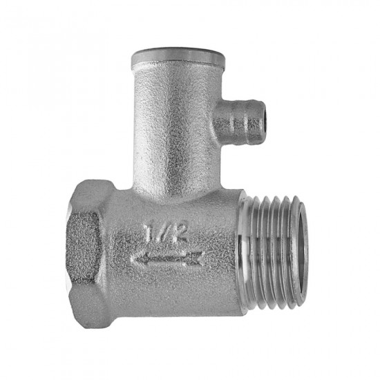 Клапан запобіжний для бойлера Nolf NF.3012 - 1/2" 6BAR нікельований (NF3249)