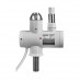 Проточный водонагреватель Zerix ELW21-F-WHITE 3,3 kW силиконовый лейка, на мойку (ZX5859)