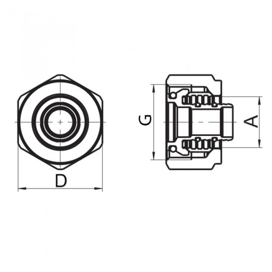 Євроконус Roho R581-075 - 3/4"EK 16х2 (RO0247)