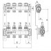 Колектор з витратоміром та термостатичними клапанами Roho R804-06 - 1"х 6 вих. (RO0038)