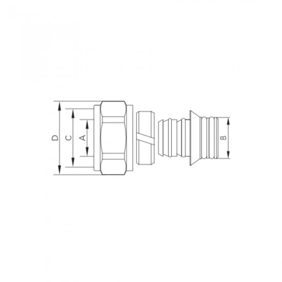 Евроконус с двумя уплотнительными резинками Koer KR.1153 - 3/4"x16 (KR5049)