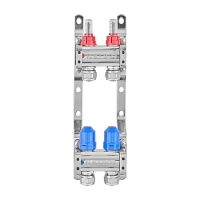 Коллекторный блок с расходомерами и евроконусами Koer KR.1210-2 - 1"x2 WAYS (KR5264)