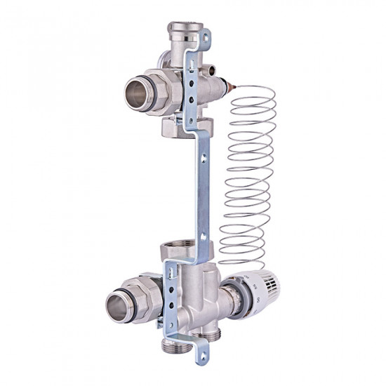 Смешивательный узел для коллекторов Nolf NF.2001-1'' с нижним подключением (без насоса) (NF3015)