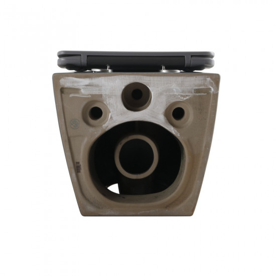 Унітаз підвісний Mixxus Premium ELLIPSE-0309-T1 GRAY 530x360x350mm система змиву TORNADO 1.0 (MP665