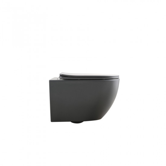 Унітаз підвісний Mixxus Premium ELLIPSE-0309-T1 GRAY 530x360x350mm система змиву TORNADO 1.0 (MP665