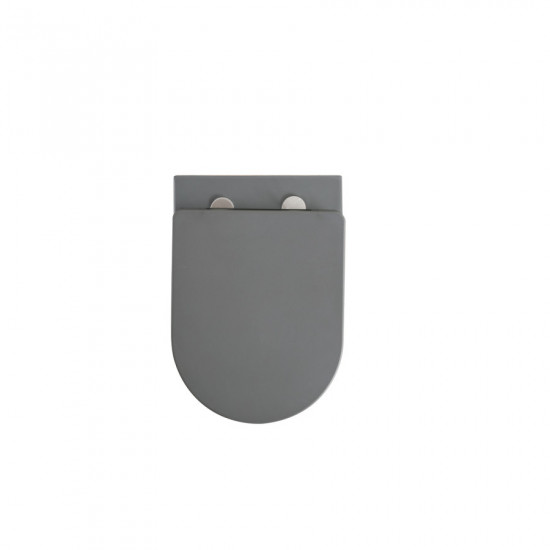 Унітаз підвісний Mixxus Premium ELLIPSE-0309-T1 GRAY 530x360x350mm система змиву TORNADO 1.0 (MP665