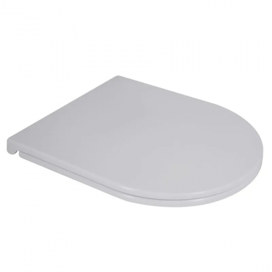 Сидіння-кришка для унітазу Mixxus Premium SEAT COVER ELLIPSE-WAVE-2001 з мікроліфтом 428х361х50mm (