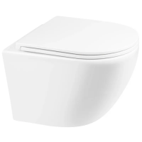 Унитаз подвесной Mixxus Premium Ellipse-0301-R 495x365x365mm, система смыва Rimless (MP6460)