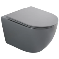 Унітаз підвісний Mixxus Premium ELLIPSE-0308-T3 GRAY 490x360x360mm система змиву TORNADO 3.0 (MP665
