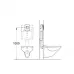 Комплект Grohe Set Унітаз ELLIPSE-0301-T3 + Інсталяція 38536001 + панель 38732000 (38536001ELLIPS03