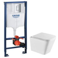 Комплект Grohe Set Унитаз QUADRO-0301-R + Инсталяция Grohe Rapid SL 38772001 (38772001QUADRO0301R)