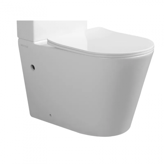 Чаша унітазу-компакту Mixxus Bevel-0404-T3 Bowl 660х360х800 Tornado 3.0 без сидіння (MI8351)