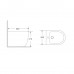 Биде напольное Mixxus Premium ELLIPSE-0601 580х360х410mm (MP6594)