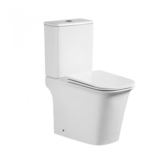 Унітаз-компакт Mixxus WAVE-0404-R 630х350х805mm, система змиву RIMLESS (MI6692)
