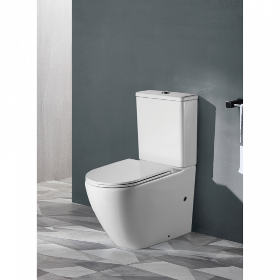 Унітаз-компакт Mixxus Premium Ellipse-0401-T1 630x390x840mm, система змиву TORNADO 1.0 (MP6467)