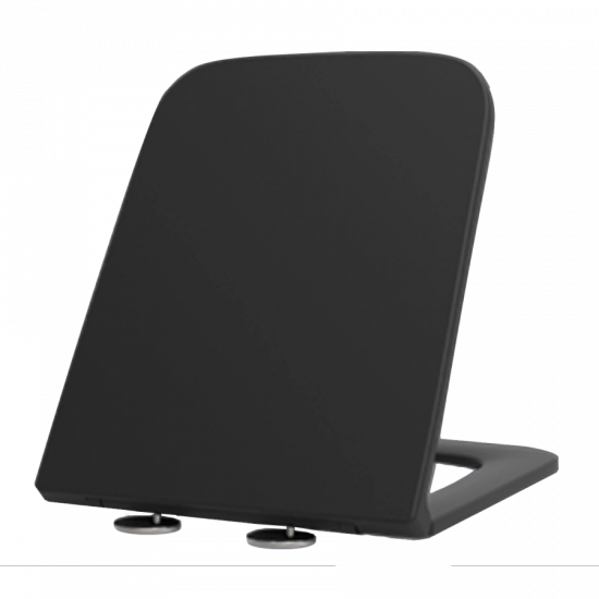 Сидіння-кришка для унітазу Mixxus Premium SEAT COVER QUADRO-DIVERSE-2001 BLACK з мікроліфтом 448х35 Сидіння-кришка для унітазу Mixxus Premium SEAT COVER QUADRO-DIVERSE-2001 BLACK з мікроліфтом 448х35