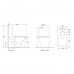 Унітаз-компакт Mixxus Premium Quadro-0402-R 675x390x855mm, система змиву RIMLESS (MP6458)