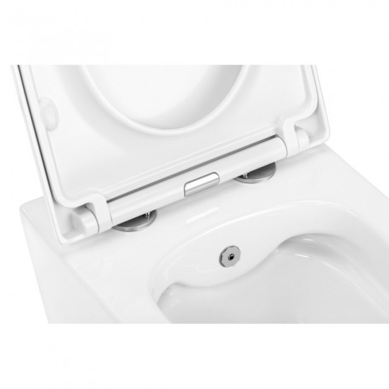 Унітаз-біде підвісний Mixxus Premium QUADRO-1301-R 510x350x345mm система змиву RIMLESS (MP6658)