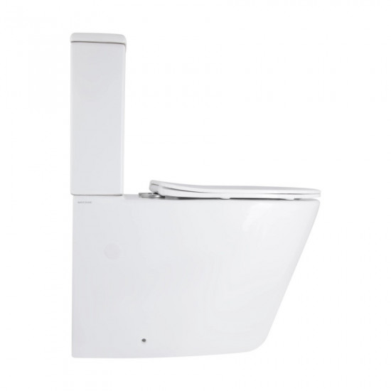 Унітаз-компакт Mixxus BEVEL-0404-T3 660х360х800mm, система змиву TORNADO 3.0 (MI6726)