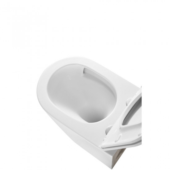 Унітаз підвісний Mixxus Premium Bevel-0301-T3 515x355x365mm, система змиву Tornado 3.0 (MP6472)