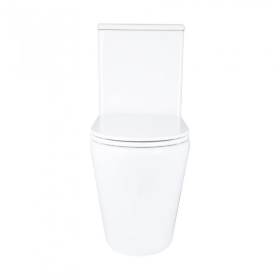 Унітаз-компакт Mixxus BEVEL-0405-R 605х370х800mm, система змиву RIMLESS (MI6728)