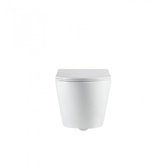 Унітаз підвісний Mixxus Premium Ellipse-0301-T3 495x365x365mm, система змиву Tornado 3.0 (MP6461)