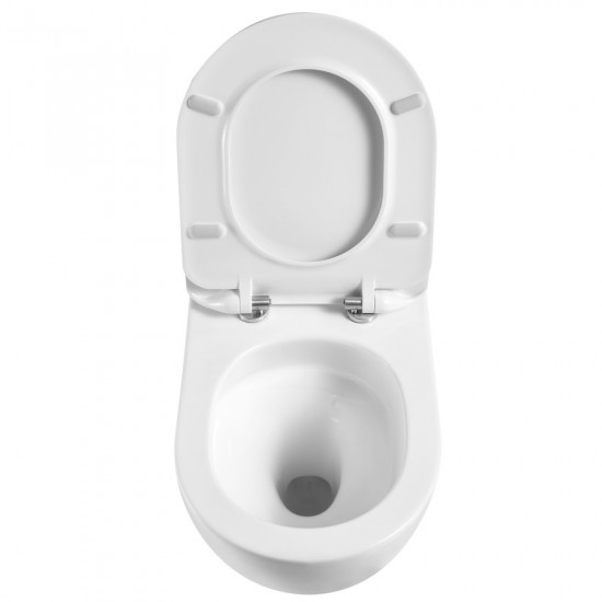 Унітаз підвісний Mixxus Premium Ellipse-0301-T3 495x365x365mm, система змиву Tornado 3.0 (MP6461)