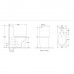 Унітаз-компакт Mixxus Premium Ellipse-0402-R 660x390x855mm, система змиву RIMLESS (MP6468)