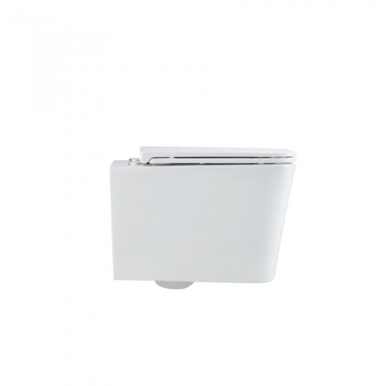 Унітаз підвісний Mixxus Premium Quadro-0302-T1 530x360x365mm, система змиву Tornado 1.0 (MP6456)