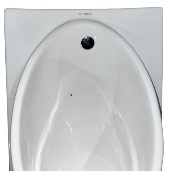 Писсуар подвесной Mixxus Premium BEVEL-1005 380x420x750mm с краном для писсуара (MP6664)