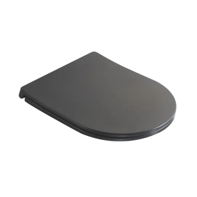 Сидіння-кришка для унітазу Mixxus Premium SEAT COVER ELLIPSE-TOPPER-2002 GRAY 425х360х25mm дюроплас