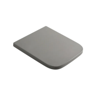 Сидіння-кришка для унітазу Mixxus Premium SEAT COVER QUADRO-2004 GRAY 425х358х32mm дюропласт (MP668