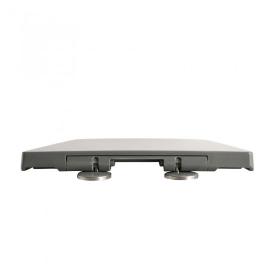 Сидіння-кришка для унітазу Mixxus Premium SEAT COVER QUADRO-2004 GRAY 425х358х32mm дюропласт (MP668